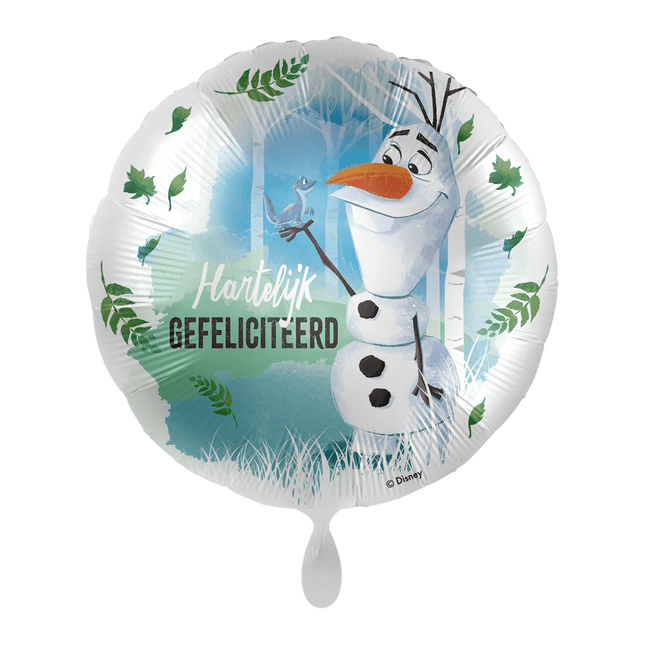 Frozen Helium Ballon Olaf Leeg 43cm van Premioloon koop je bij Partywinkel