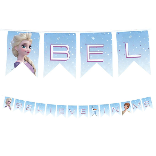 Frozen Letterslinger Believe In Me 2m van Procos koop je bij Partywinkel