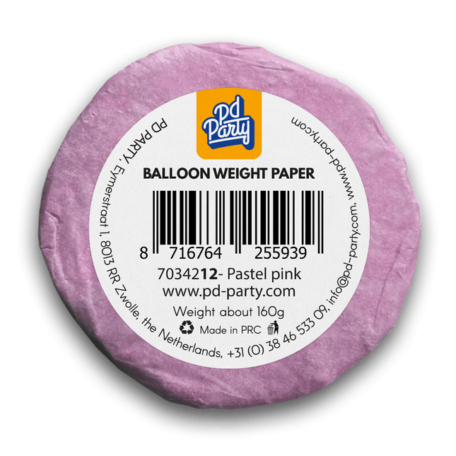 Fuchsia Ballon Gewicht Pastel 160gr van Paper Dreams koop je bij Partywinkel