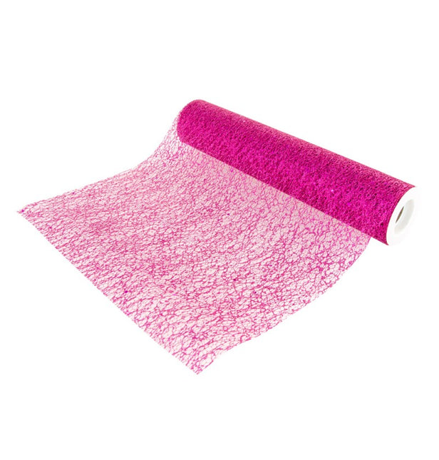 Fuchsia Tafelloper Glitter 5m
