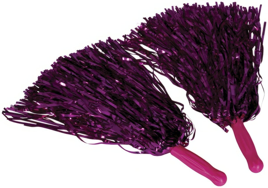 Fuchsia Pompoms 2st van Fiestas Guirca koop je bij Partywinkel