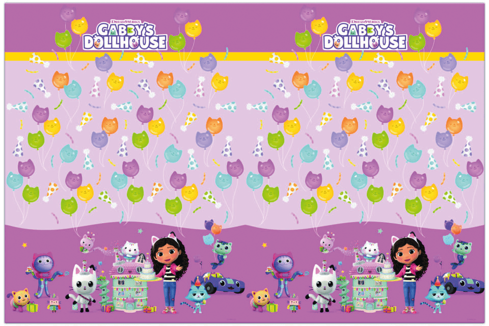 Gabby'S Dollhouse Tafelkleed 1,8m van Procos koop je bij Partywinkel