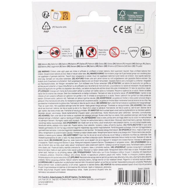 Gaming Party Ballonnen Happy Birthday 33cm 6st van Folat koop je bij Partywinkel