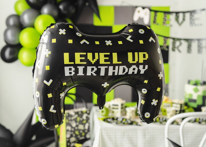 Gaming Party Helium Ballon Leeg 60cm van Partydeco koop je bij Partywinkel
