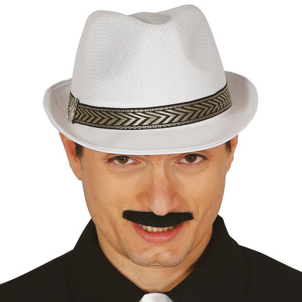 Gangster Hoed Wit van Fiestas Guirca koop je bij Partywinkel