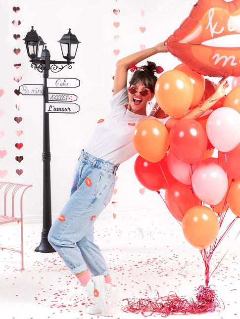 Hartjes Slinger Rose Goud 3,5m van Partydeco koop je bij Partywinkel