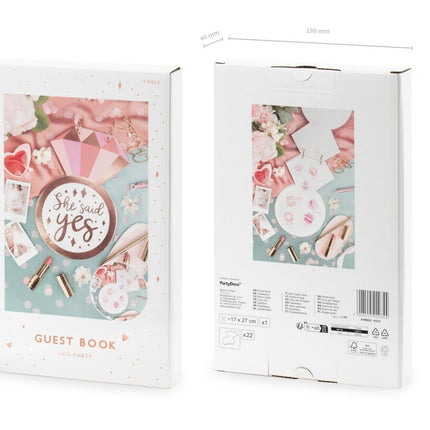 Gastenboek Ring 17x 27cm van Partydeco koop je bij Partywinkel