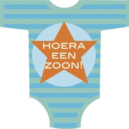 Geboorte Deurbord 45cm van Haza Witbaard koop je bij Partywinkel
