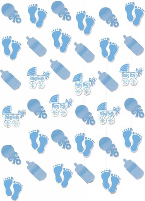 Geboorte Hangdecoratie Jongen 2,1m 6st van Riethmueller koop je bij Partywinkel