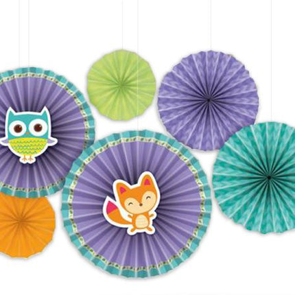 Geboorte Papieren Waaier Set 6 delig van Riethmueller koop je bij Partywinkel