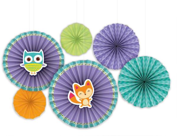 Geboorte Papieren Waaier Set 6 delig van Riethmueller koop je bij Partywinkel