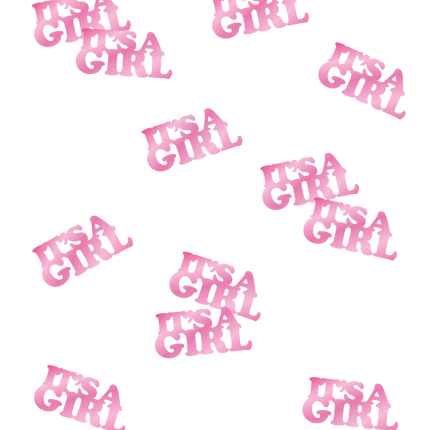 Geboorte Tafelconfetti Roze 14gr van Paper Dreams koop je bij Partywinkel