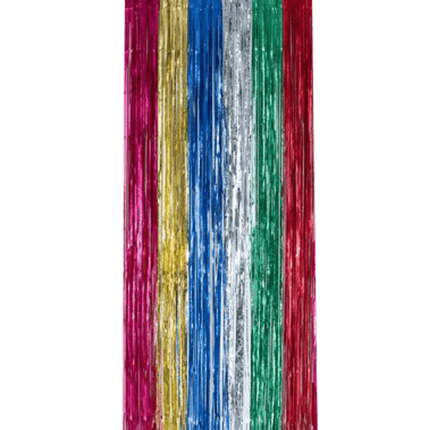 Gekleurd Deurgordijn Folie 2,4m van WeFiesta koop je bij Partywinkel