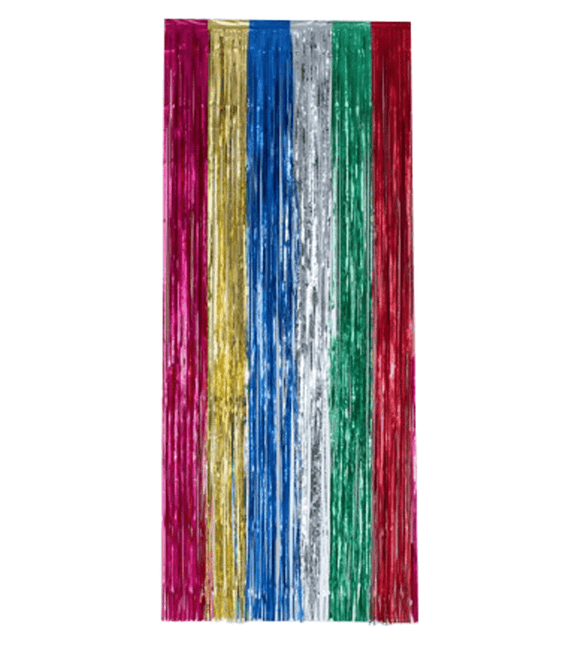 Gekleurd Deurgordijn Folie 2,4m van WeFiesta koop je bij Partywinkel