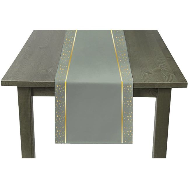 Gekleurd Tafelloper Golden Dawn 2,4m van Folat koop je bij Partywinkel