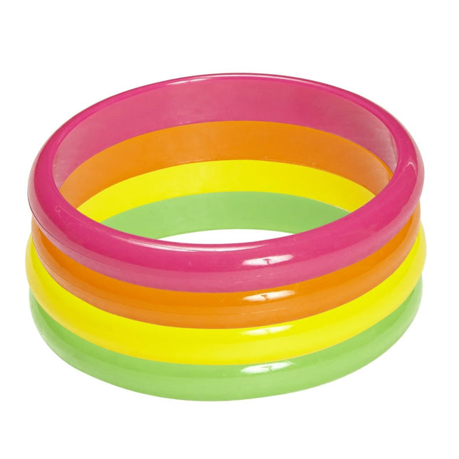 Gekleurde Armband 4 delig van Widmann koop je bij Partywinkel