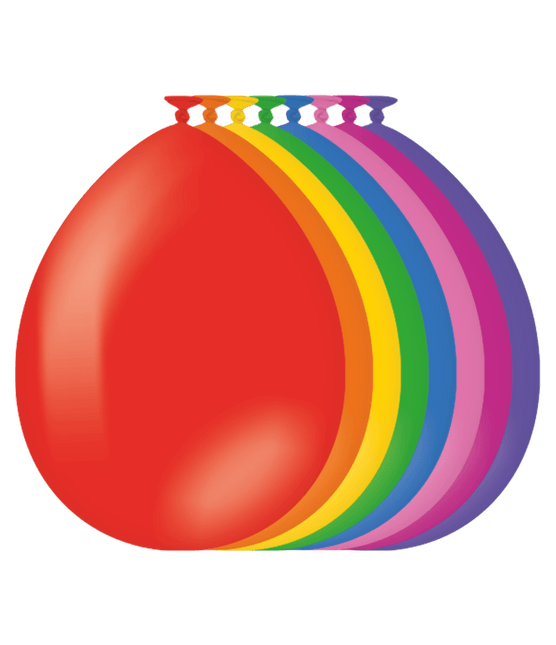 Gekleurde Ballonnen 30cm 50st van Paper Dreams koop je bij Partywinkel