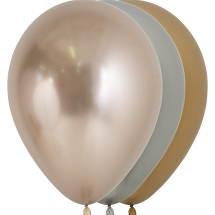 Gekleurde Ballonnen Deluxe 30cm 50st van Sempertex koop je bij Partywinkel