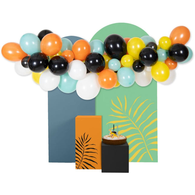 Gekleurde Ballonnenboog Dino van Folat koop je bij Partywinkel