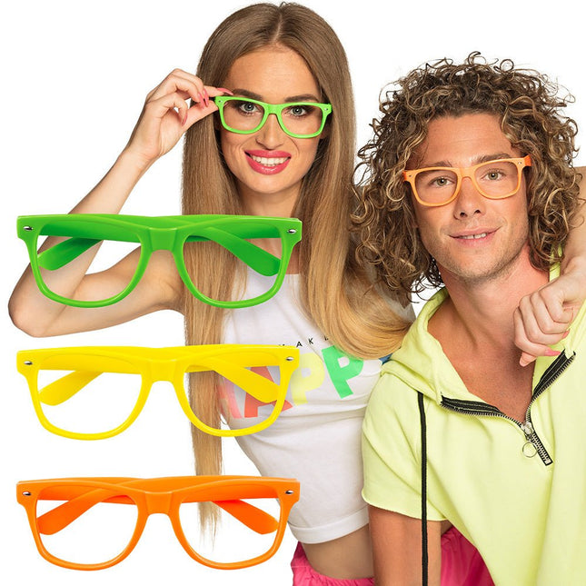 Gekleurde Bril 3st van Boland koop je bij Partywinkel