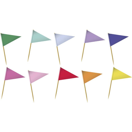 Gekleurde Cocktailprikkers 10st van Folat koop je bij Partywinkel