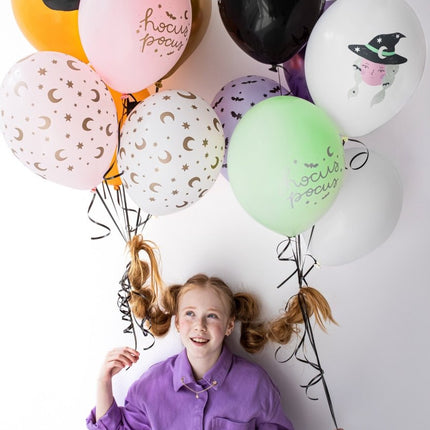 Gekleurde Halloween Ballonnen 30cm 50st van Partydeco koop je bij Partywinkel