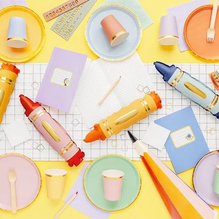 Gekleurde Helium Ballon Potlood Leeg 30cm 3st van Partydeco koop je bij Partywinkel