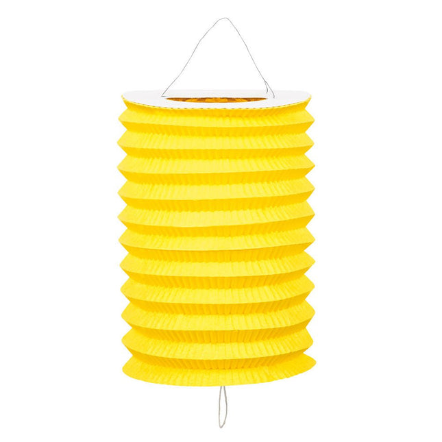 Gekleurde Lampionnen Trek 16cm 12st van Boland koop je bij Partywinkel