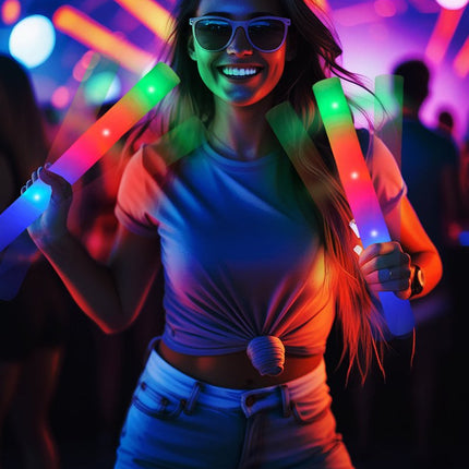 Gekleurde Led Stick 48cm van Fiestas Guirca koop je bij Partywinkel