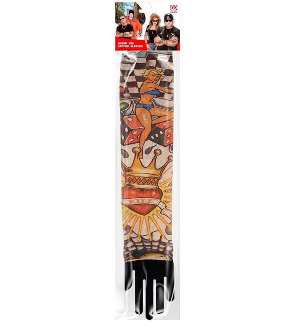 Gekleurde Nep Tattoo Miami van Widmann koop je bij Partywinkel