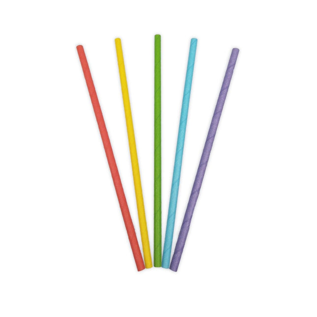 Gekleurde Rietjes 19cm 50st van Procos koop je bij Partywinkel