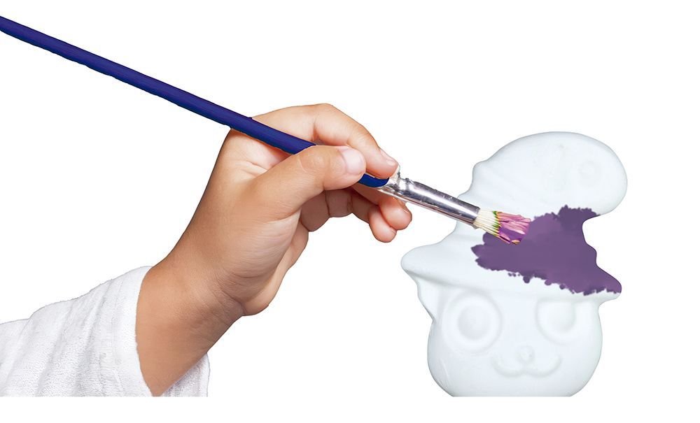 Gekleurde Schilderset Kat 6cm van Fiestas Guirca koop je bij Partywinkel