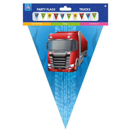 Gekleurde Slinger Truks van Paper Dreams koop je bij Partywinkel