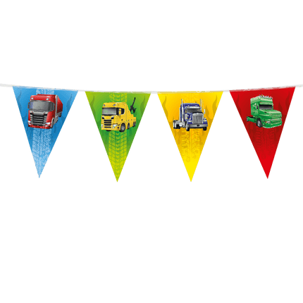 Gekleurde Slinger Truks van Paper Dreams koop je bij Partywinkel