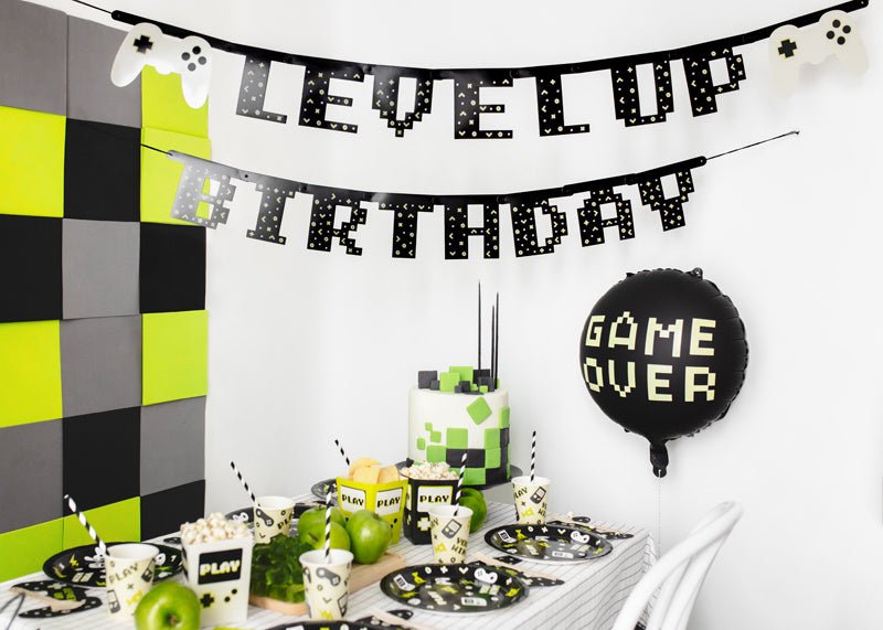 Gekleurde Snackbakje Gaming 6st van Partydeco koop je bij Partywinkel