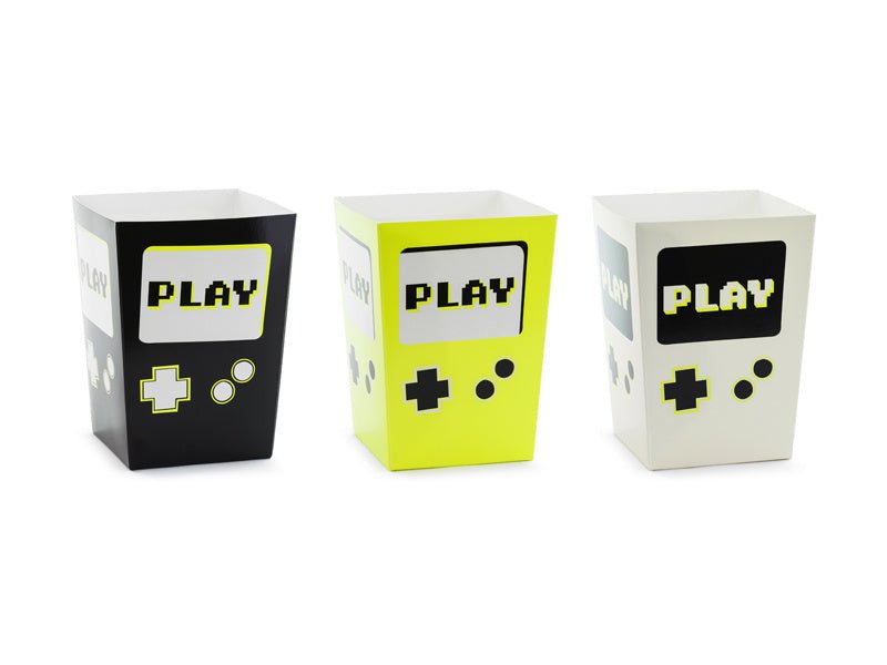 Gekleurde Snackbakje Gaming 6st van Partydeco koop je bij Partywinkel