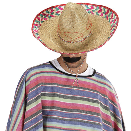 Gekleurde Sombrero Mexicaans 52cm van Widmann koop je bij Partywinkel