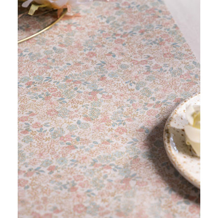 Gekleurde Tafelloper Bloemen 5m van CHAKS koop je bij Partywinkel