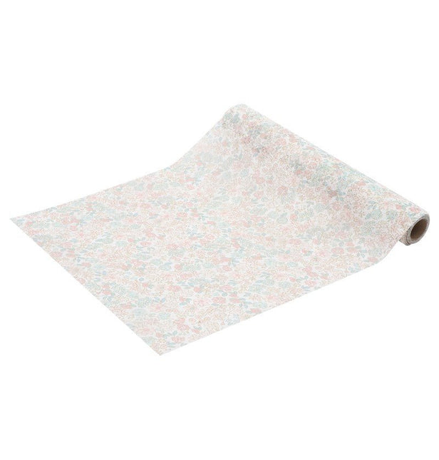 Gekleurde Tafelloper Bloemen 5m van CHAKS koop je bij Partywinkel