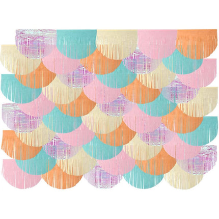 Gekleurde Wanddecoratie Pastel 2m van Folat koop je bij Partywinkel