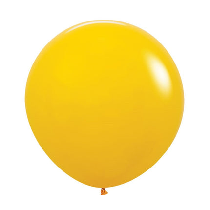 Gele Ballonnen Honey 61cm 3st van Sempertex koop je bij Partywinkel