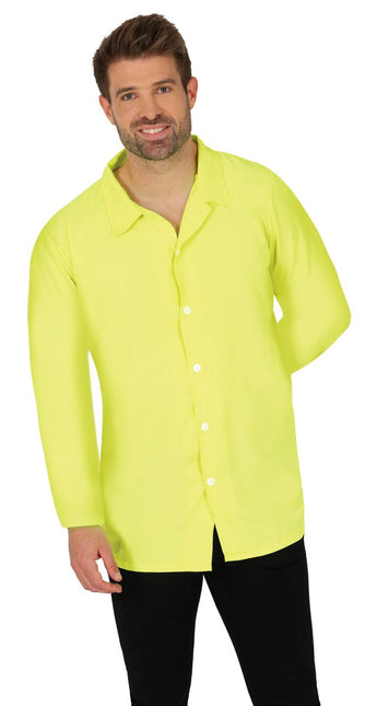 Gele Blouse Heren van Fiestas Guirca koop je bij Partywinkel