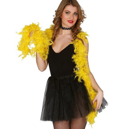 Gele Boa 1,80m van Fiestas Guirca koop je bij Partywinkel