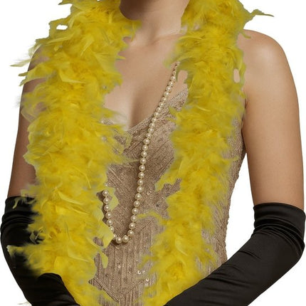 Gele Boa 80gr van Fiestas Guirca koop je bij Partywinkel