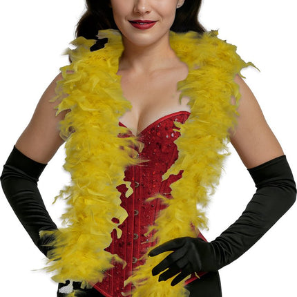 Gele Boa 80gr van Fiestas Guirca koop je bij Partywinkel