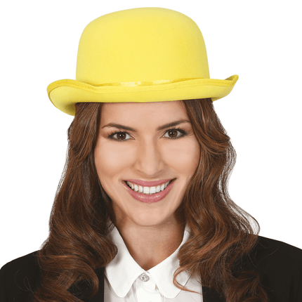 Gele Bolhoed van Fiestas Guirca koop je bij Partywinkel