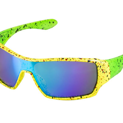 Gele Bril 80'S Verfspetters van Wilbers & Wilbers koop je bij Partywinkel