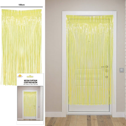 Gele Deurgordijn 2m van Fiestas Guirca koop je bij Partywinkel