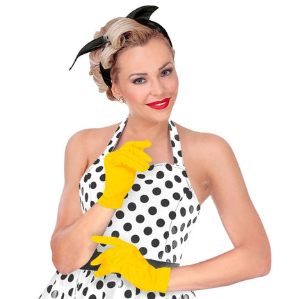 Gele Handschoenen van Widmann koop je bij Partywinkel