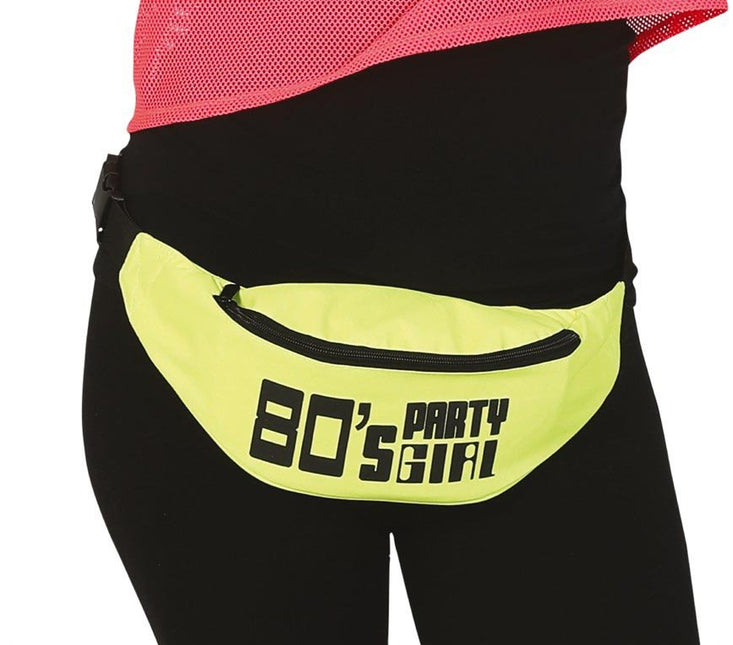 Gele Heuptasje 80'S Party Girl van Fiestas Guirca koop je bij Partywinkel